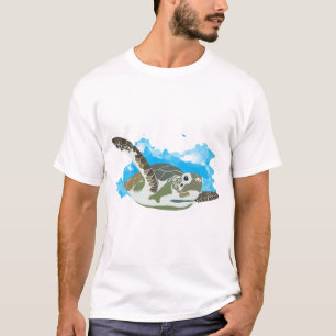 Camiseta Tortuga marina nadando