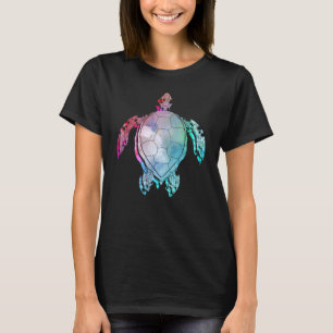 Camiseta Tortuga marina océano animal marorí colorida tortu