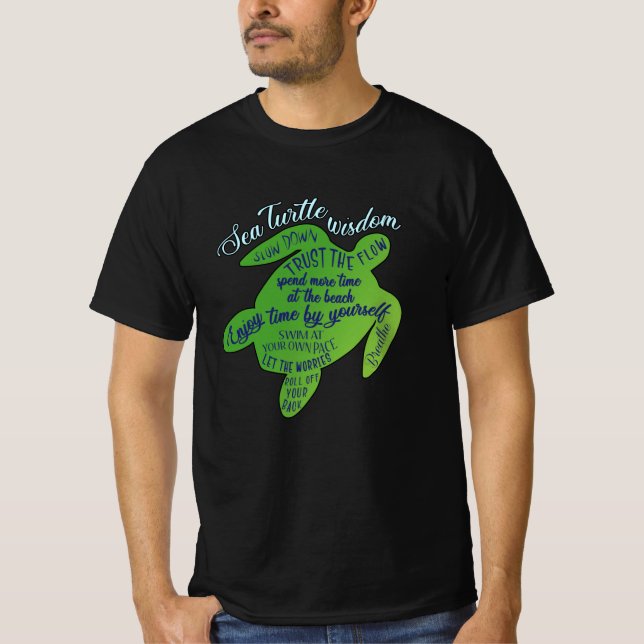 Camiseta Tortuga marina Océano Animal Sealife Gift Idea (Anverso)