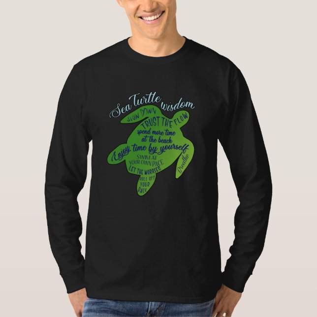 Camiseta Tortuga marina Océano Animal Sealife Gift Idea (Anverso)