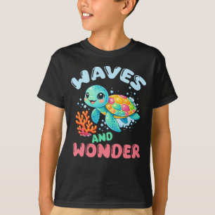Camiseta Tortuga Marina Olas y Maravillas Niños
