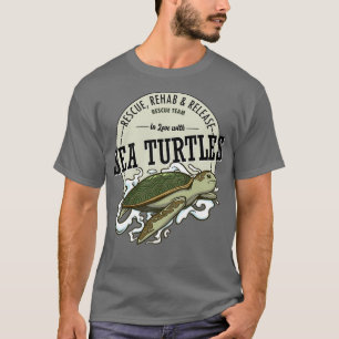 Camiseta Tortuga marina para un equipo de rescate