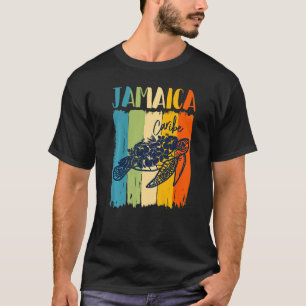 Camiseta Tortuga Marina Retro Jamaica Caribe Tema Amigos Fa
