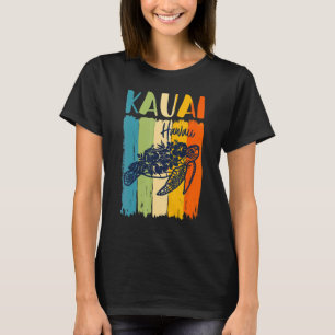 Camiseta Tortuga marina retro Kauai Hawaii Amigos de la par
