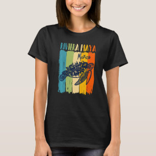 Camiseta Tortuga marina retro Riviera Maya México Amigos