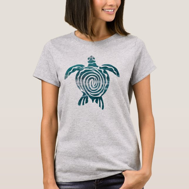 Camiseta Tortuga marina salva a la tortuga (Anverso)