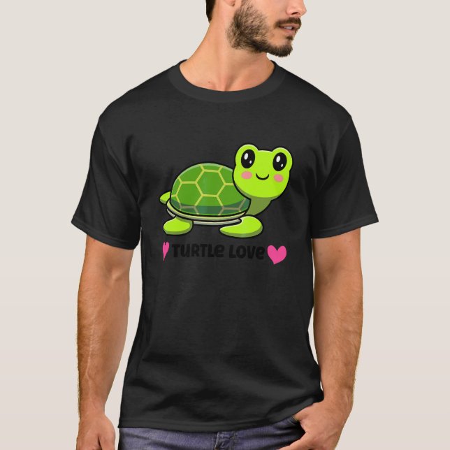 Camiseta Tortuga marina tortuga de agua 70 (Anverso)