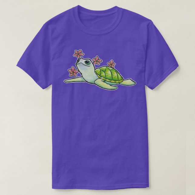 Camiseta Tortuga marina tropical 1 (Diseño del anverso)
