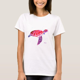 Camiseta Tortuga marina Vacaciones Florida Coral Océano
