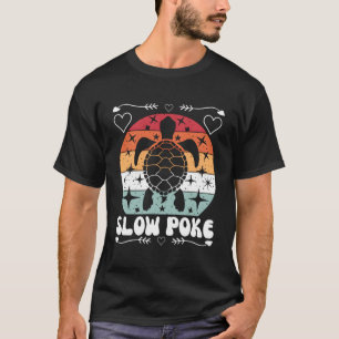 Camiseta Tortuga marina vintage lenta tortuga marina