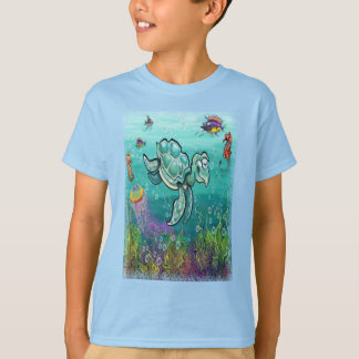 Camiseta Tortuga marina y amigos