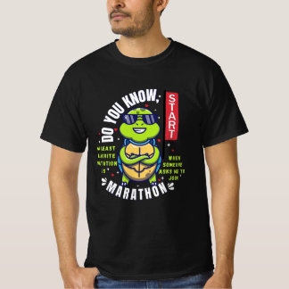 Camiseta Tortuga: Mi menos favorita es la Maratón