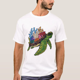 Camiseta Tortuga mordedora de cocodrilo de oreja roja