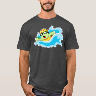 Camiseta Tortuga nadando en el agua