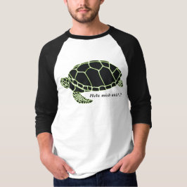 Camiseta Tortuga negro verde