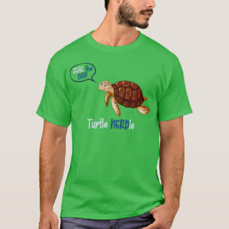 Camiseta Tortuga nerviosa en el océano azul