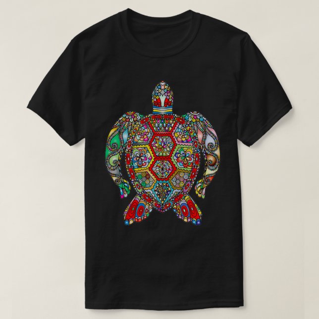 Camiseta tortuga nirvana (Diseño del anverso)