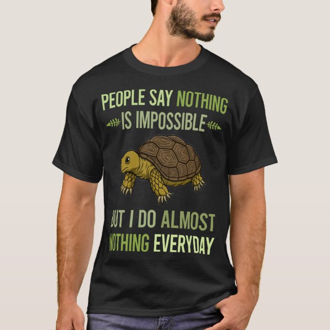 Camiseta Tortuga No Hago Nada 01 (Anverso)
