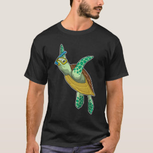 Camiseta Tortuga para bucear con tubo