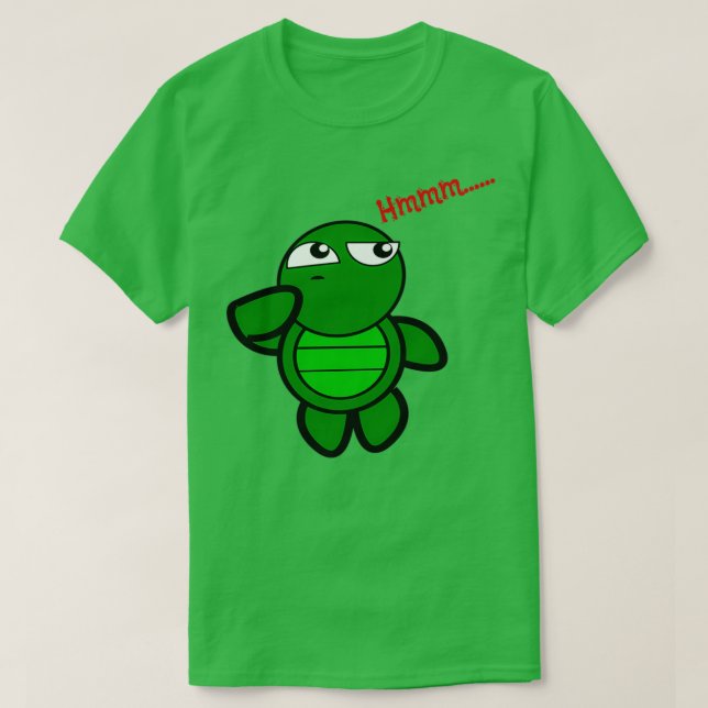 Camiseta Tortuga pensante (Diseño del anverso)