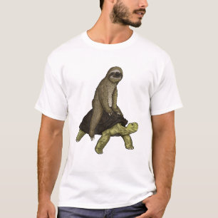 Camiseta Tortuga Perezoso Camiseta Tortuga Perezos