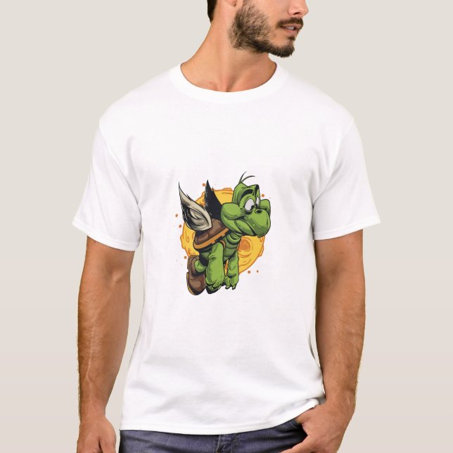 Camiseta Tortuga Personalizado aérea (Anverso)