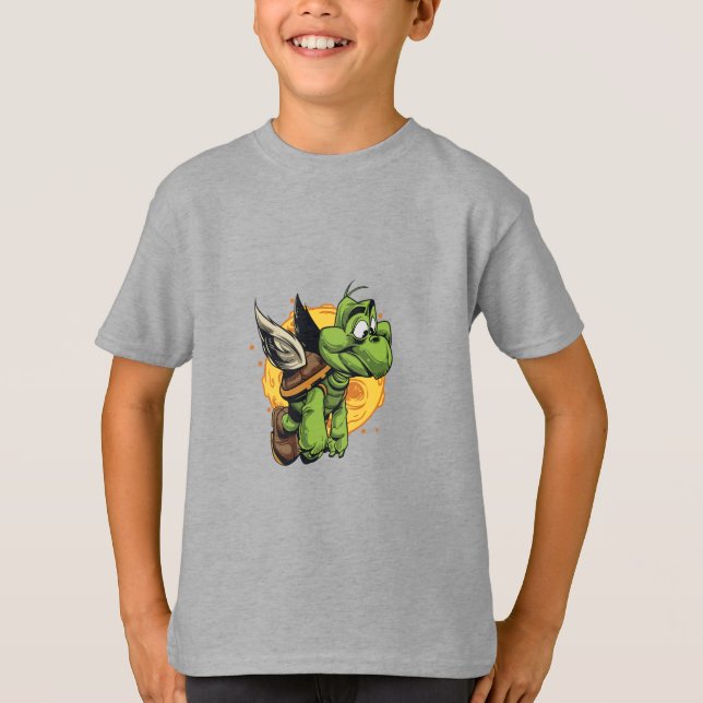 Camiseta Tortuga Personalizado aérea (Anverso)
