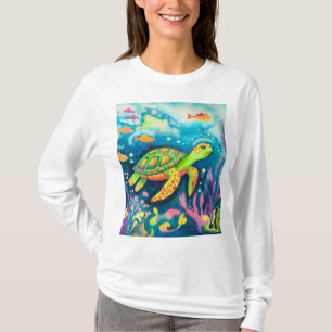 Camiseta Tortuga pintadora