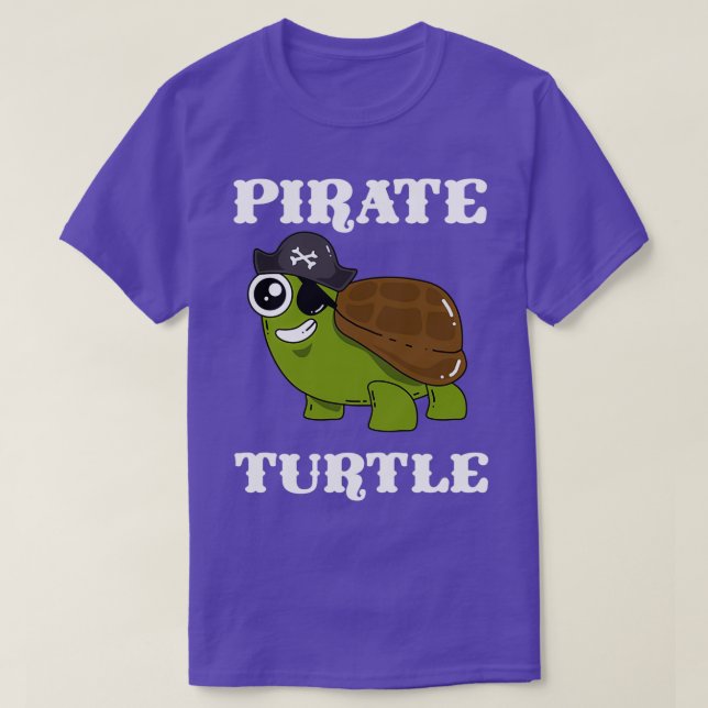 Camiseta Tortuga pirata (Diseño del anverso)