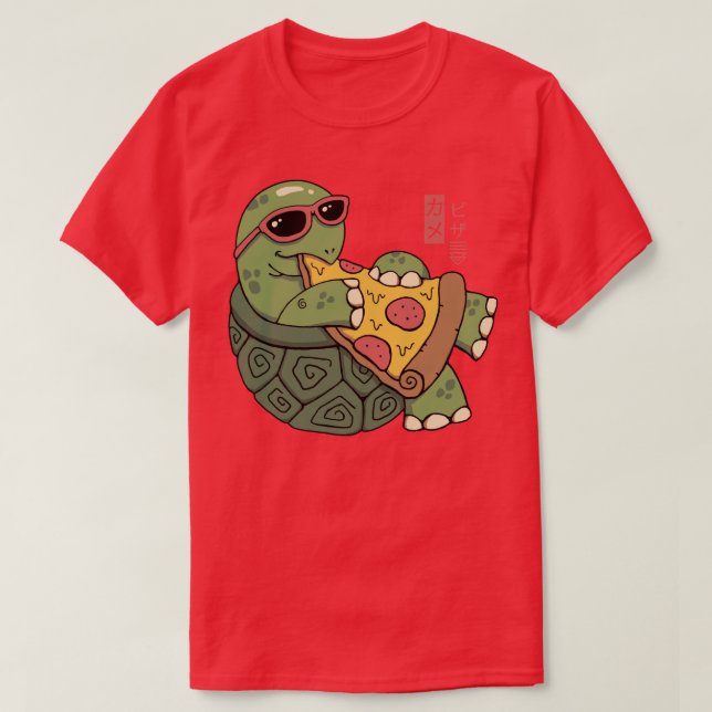 Camiseta Tortuga Pizza (Diseño del anverso)
