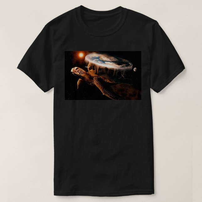 Camiseta Tortuga plana de la TierraTortuga plana de la Tier (Diseño del anverso)