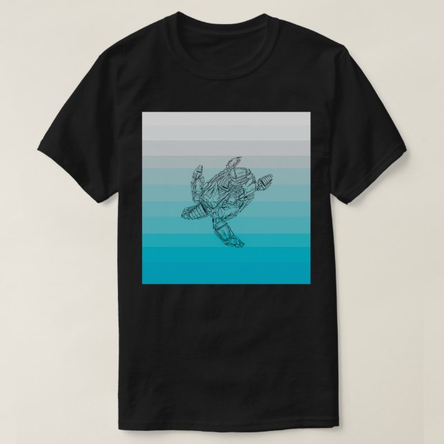 Camiseta Tortuga plástica (Diseño del anverso)