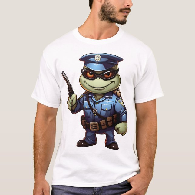 Camiseta Tortuga policía (Anverso)