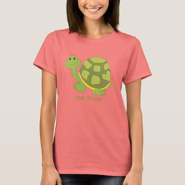 Camiseta ¡Tortuga pop! (Anverso)