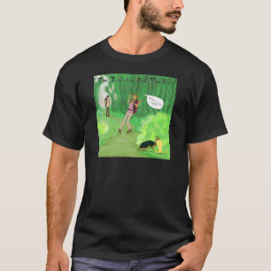Camiseta Tortuga Rick Londres Y El Pelo Divertido De La Pel