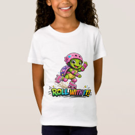 Camiseta Tortuga Rodante Para Niños