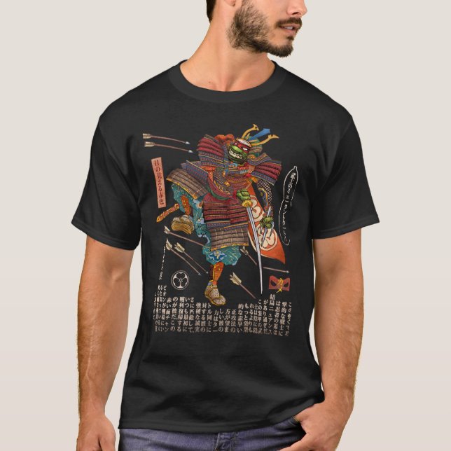 Camiseta Tortuga Samurai-Raphael Classic T-Shirt (Anverso)