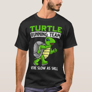Camiseta Tortuga sarcástica equipo de maratón en carrera le