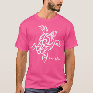 Camiseta Tortuga símbolo Wo Nueva Zelanda Kia Ora Culture H