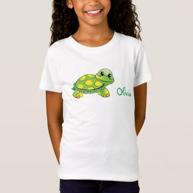 Camiseta Tortuga sonriente personalizada (Anverso)