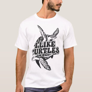 Camiseta Tortuga Tortuga Me Gustan Las Tortugas Copiar Copi
