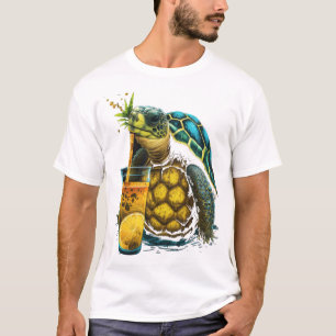 Camiseta Tortuga Tortugas Marinas Hawaianas Piña Aloha