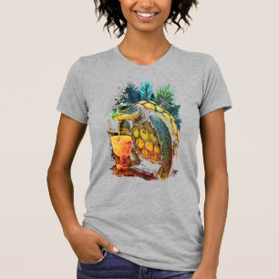 Camiseta Tortuga Tortugas Marinas Hawaianas Piña Aloha Copi