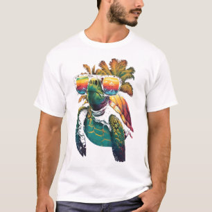 Camiseta Tortuga Tortugas Marinas Hawaianas Playa Hawaiana 