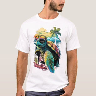 Camiseta Tortuga Tortugas Marinas Hawaianas Playa Hawaiana