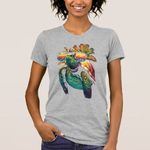 Camiseta Tortuga Tortugas Marinas Hawaianas Playa Hawaiana 