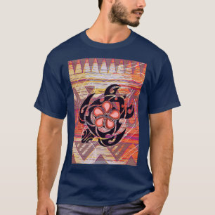 Camiseta Tortuga tribal de la Polinesia Samosiana de Hawái