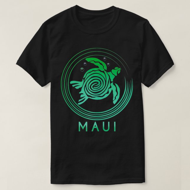 Camiseta Tortuga tribal de Maui (Diseño del anverso)