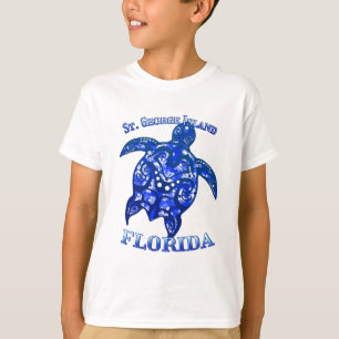Camiseta Tortuga tribal de vacaciones de St. George Florida