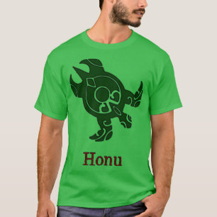 Camiseta Tortuga Tribal Hawaiana Verde del Mar